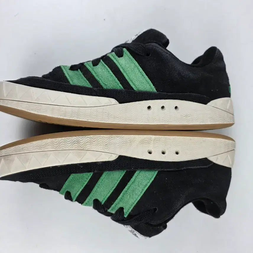 [BUNJANG] Adidas x Atmos x XLarge Adimatic Core Black Green Sneakers / 빈트로^^260 아디다스 x 아트모스 x 엑스라지 아디매틱 코어 블랙그린