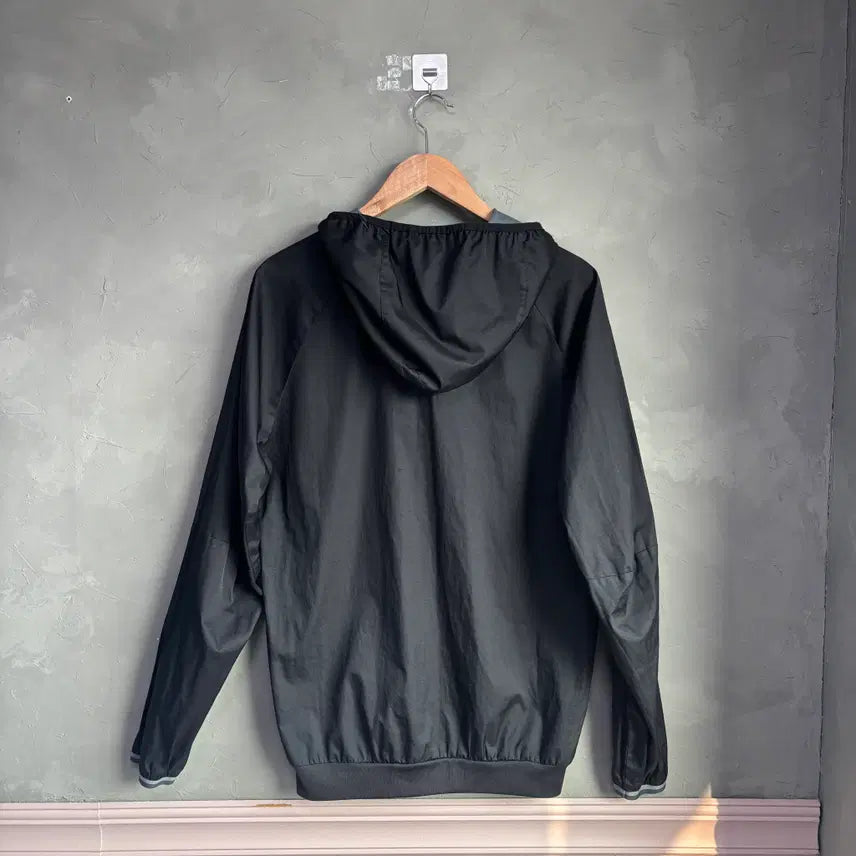 [BUNJANG] Adidas Suwon Samsung Half-Zip Windbreaker Jacket / 아디다스 수원삼성 반집업 바람막이