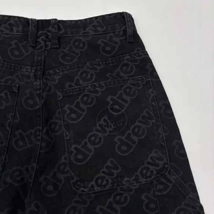 [BUNJANG] Drew House Allover Logo Carpenter Denim Pants / Drew House 드류하우스 올오버 로고 카펜터 데님 팬츠