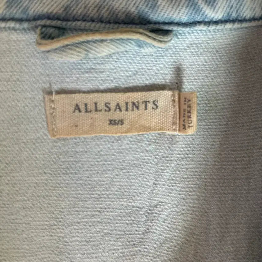 [BUNJANG] All Saints Denim Jacket / 올세인츠 데님자켓 청자켓 XS/S