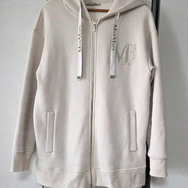[BUNJANG] Max Mara NOSTOC Hooded Zip-Up Cream / 막스마라 NOSTOC 후드 집업 크림