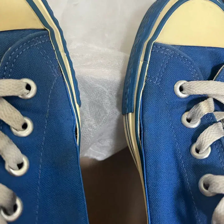 [BUNJANG] Undercover Canvas Sneakers Blue (260) / 언더커버 캔버스 스니커즈 블루 S(260)