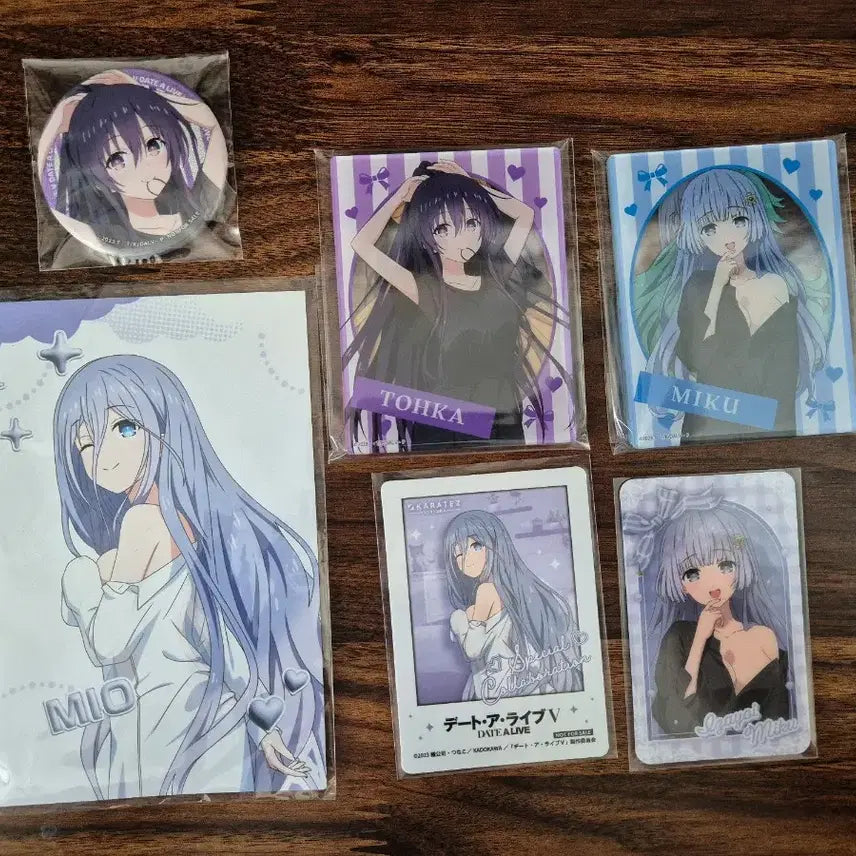 [BUNJANG] Date A Live Karaoke Collaboration Bundle Set / 데이트어라이브 가라오케 콜라보 팝업