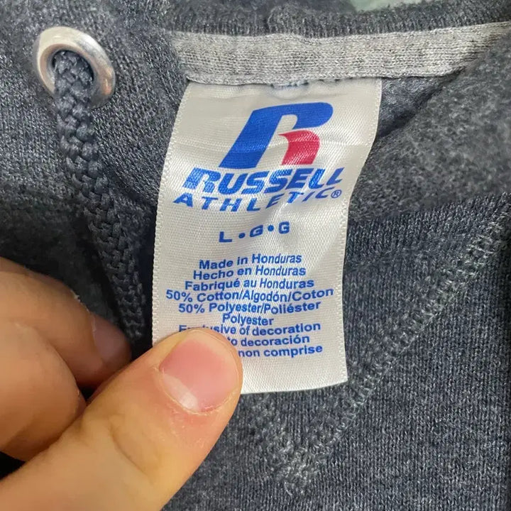 [BUNJANG] Russell Wakefield 90s Hooded Sweatshirt / 90s 러셀 웨이크 필드 후드 L