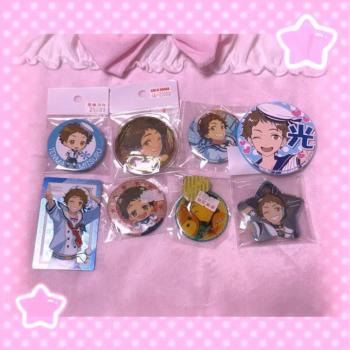 [BUNJANG] Ensemble Stars Tenma Mitsuru Bundle Set / 앙상블스타즈 텐마 미츠루 캔뱃지 카드 일괄 세트 앙스타