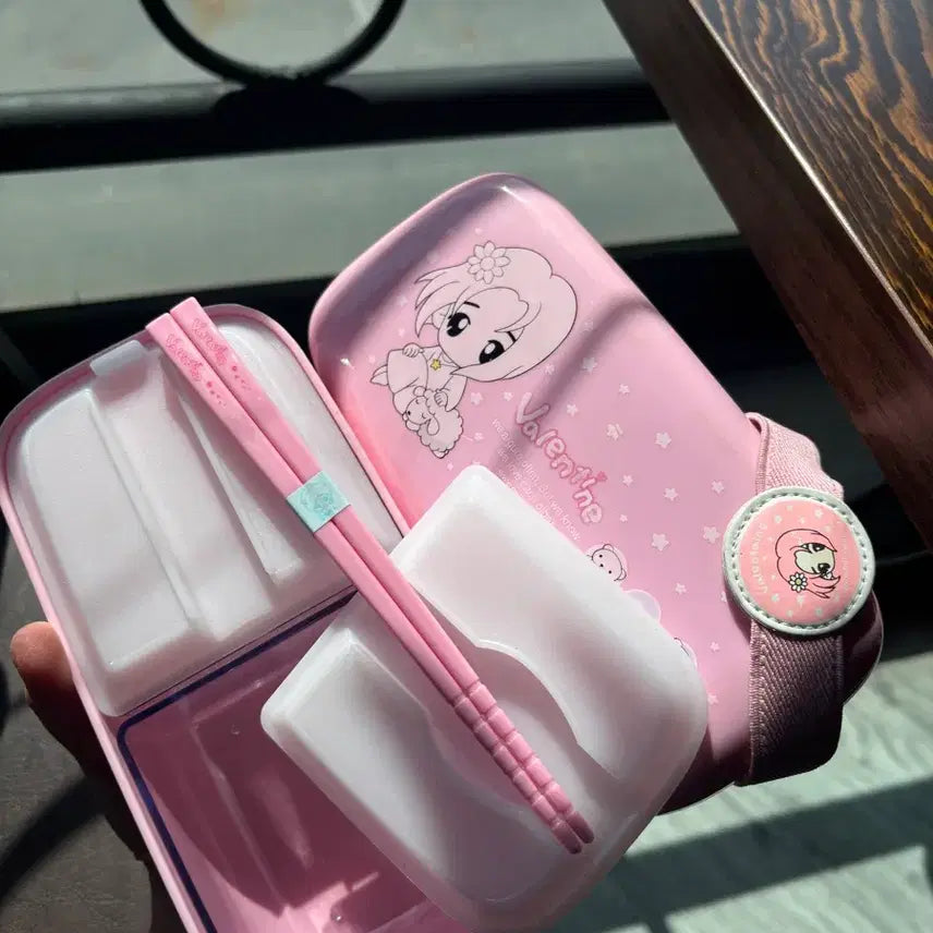 [BUNJANG] Mr. K Valentine Lunch Box Container / 고전문구 미스터케이 발렌타인 도시락 보관통