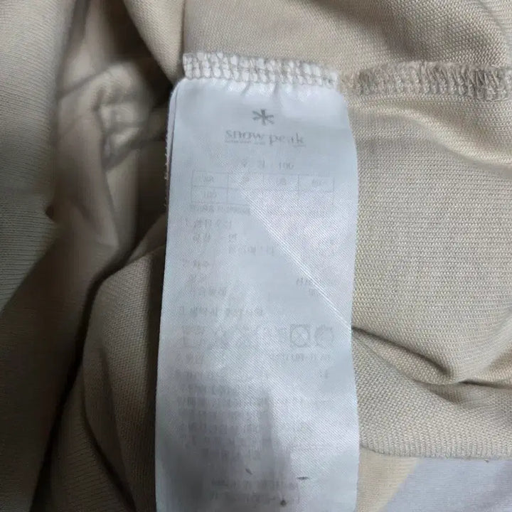 [BUNJANG] Snowpeak Long Sleeve Shirt / 스노우피크 롱슬리브 100