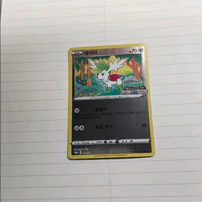 [BUNJANG] Pokemon Shaymin Promo Card / 포켓몬카드 쉐이미 프로모