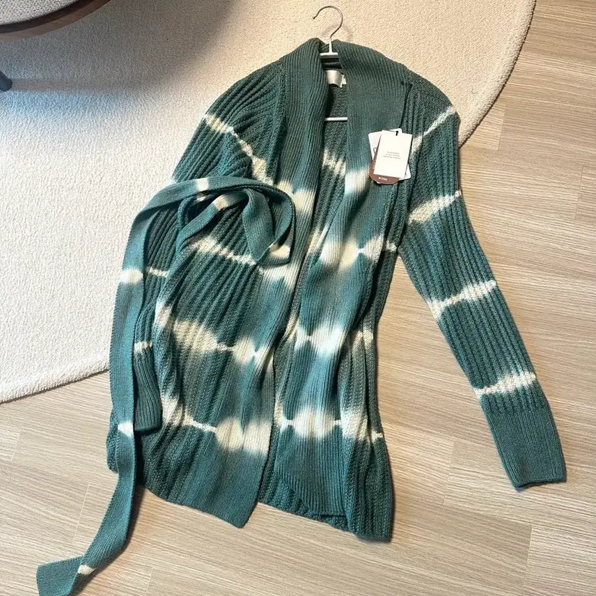 [BUNJANG] Second Skin Tie-dye Knit Cardigan / 세컨스킨 타이다이 니트 가디건