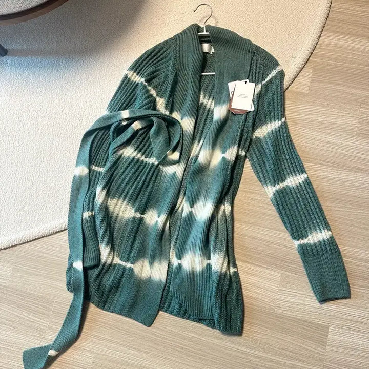 [BUNJANG] Second Skin Tie-dye Knit Cardigan / 세컨스킨 타이다이 니트 가디건