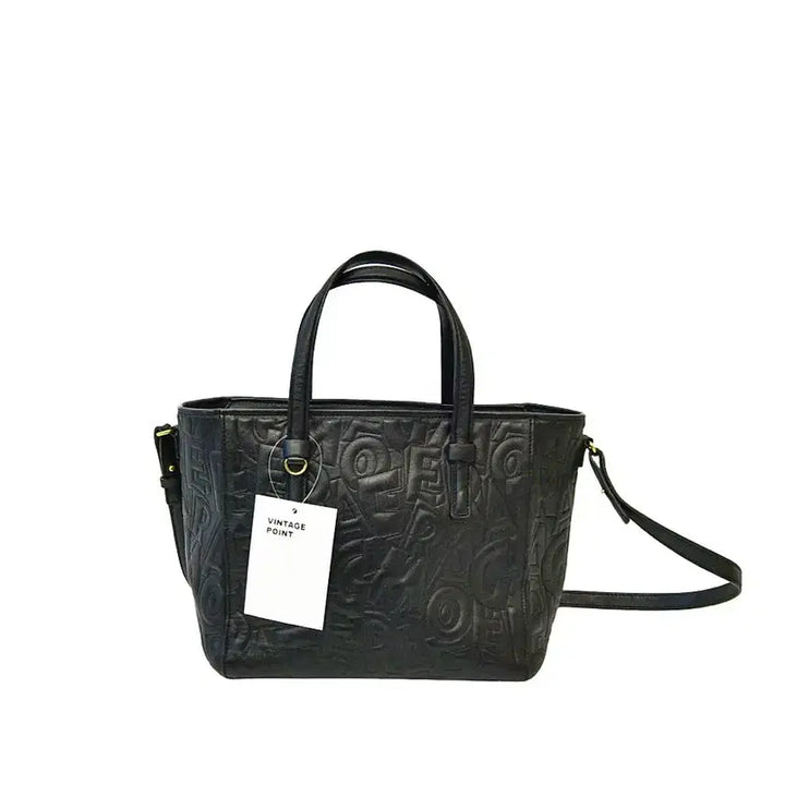 [BUNJANG] Ferragamo Embossed Two-Way Bag / 페라가모 보니 엠보스드 투웨이백(정품)