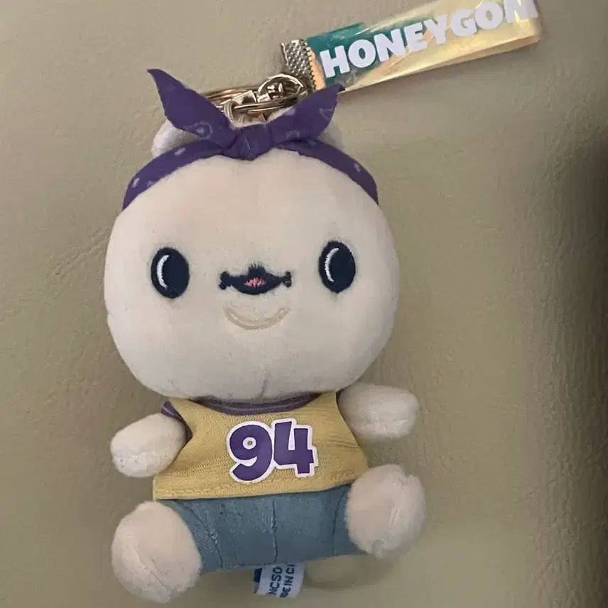 [BUNJANG] MONSTA X Jooheon HONEYGOM Doll Keyring / 몬스타엑스 투턱곰 곰인형 주헌 HONEYGOM  인형 키링