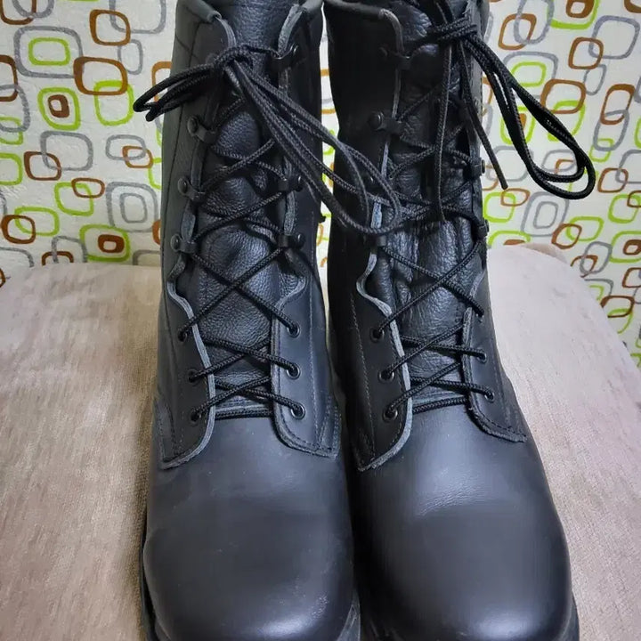 [BUNJANG] Korean Army Combat Boots 275M / 구형 육군 접착식 전투화 미사용신품 275M