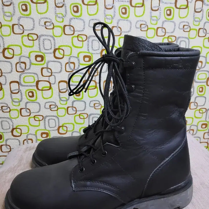 [BUNJANG] Korean Army Combat Boots 275M / 구형 육군 접착식 전투화 미사용신품 275M