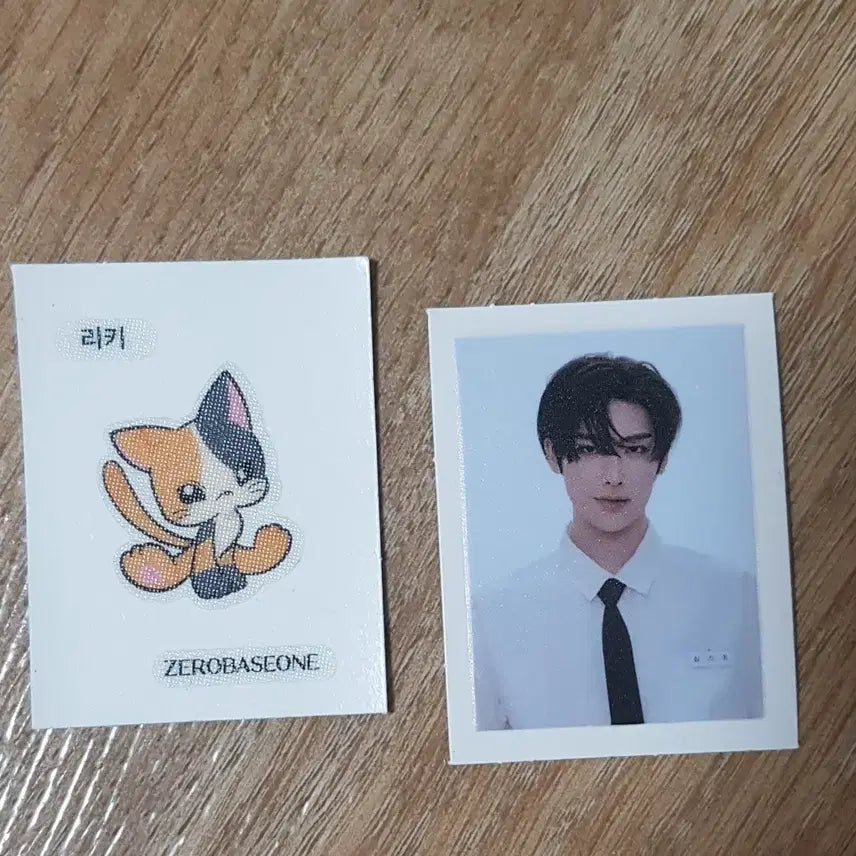 [BUNJANG] ZB1 Ricky 증명사진 &amp; 띠부씰 Bundle Set / 제베원 리키 증사 띠부실 세트