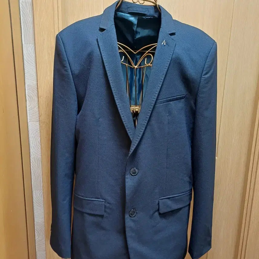 [BUNJANG] ZARA MAN Basic Slim Fit Navy Jacket / ZARA 자라 맨 베이직 슬림핏 네이비 재킷