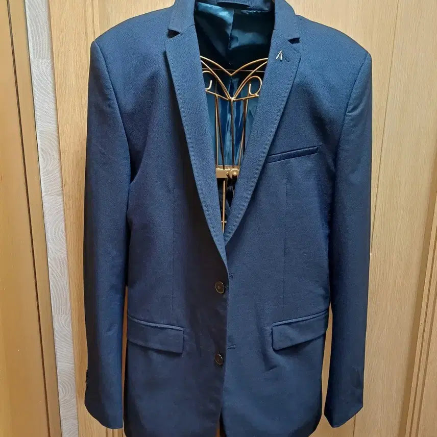 [BUNJANG] ZARA MAN Basic Slim Fit Navy Jacket / ZARA 자라 맨 베이직 슬림핏 네이비 재킷