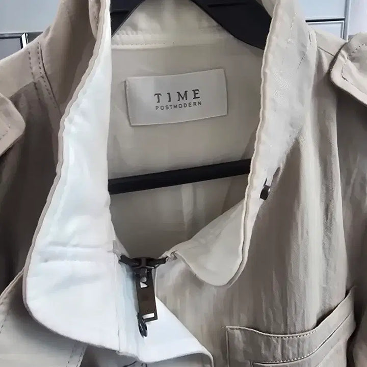 [SOLD OUT] TIME 타임 베이지 면 자켓