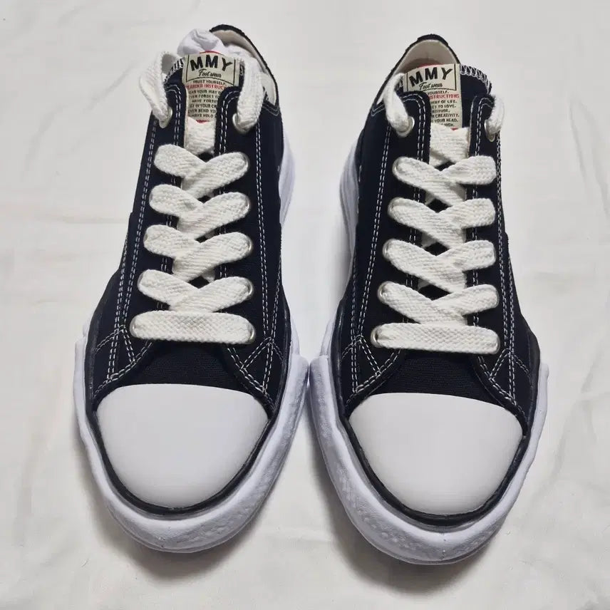 [BUNJANG] Maison Mihara Yasuhiro Peterson OG Sole Canvas Low Sneakers Black / 메종 미하라 야스히로 피터슨 OG 솔 캔버스 로우 스니커즈 블랙