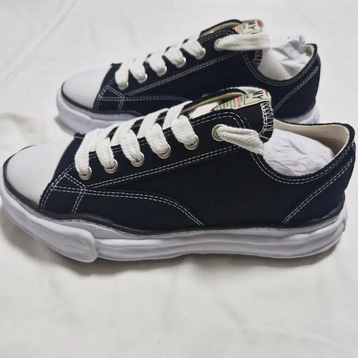 [BUNJANG] Maison Mihara Yasuhiro Peterson OG Sole Canvas Low Sneakers Black / 메종 미하라 야스히로 피터슨 OG 솔 캔버스 로우 스니커즈 블랙