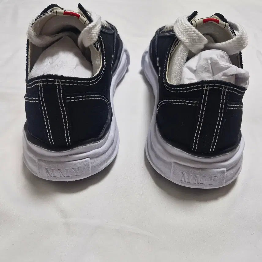 [BUNJANG] Maison Mihara Yasuhiro Peterson OG Sole Canvas Low Sneakers Black / 메종 미하라 야스히로 피터슨 OG 솔 캔버스 로우 스니커즈 블랙