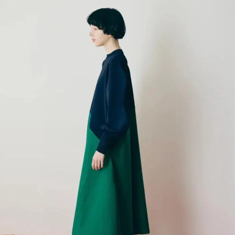[BUNJANG] HeRIN.CYE Asymmetrical Knit Dress / HeRIN.CYE 헤린사이 비대칭 원피스(엔폴드,사카이스타일)
