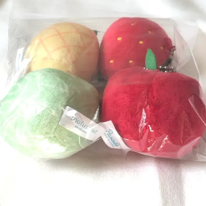 [BUNJANG] Moffsand Mohusand Fruit Face Keyring Plush / 모프샌드 모후샌드 과일 얼굴 키링 인형