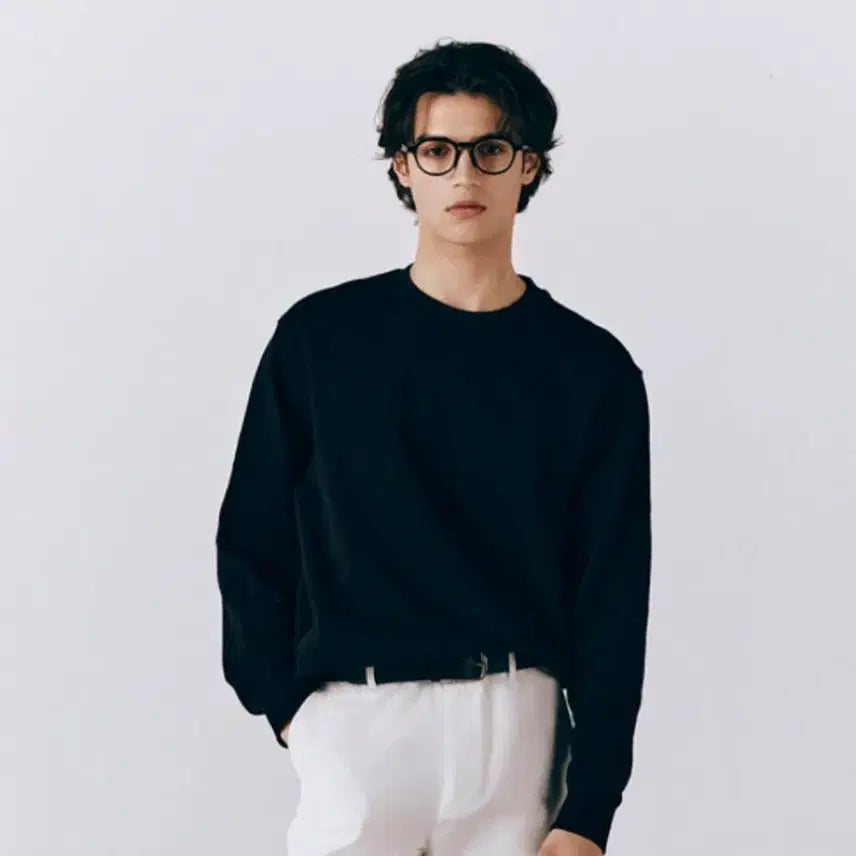 [BUNJANG] Giordano Black Unisex Sweatshirt / 지오다노 검정 공용 맨투맨 1회착 일주일전 구매