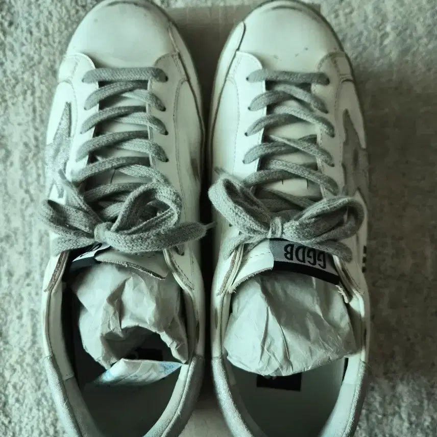 [BUNJANG] Golden Goose GDBB White Sneakers / 골든구스 GDBB 화이트 스니커즈