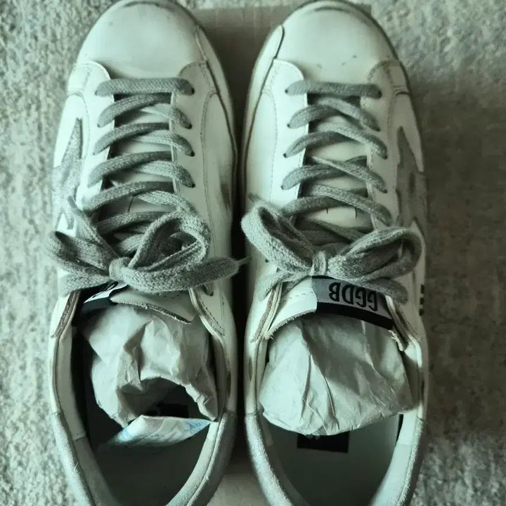 [BUNJANG] Golden Goose GDBB White Sneakers / 골든구스 GDBB 화이트 스니커즈