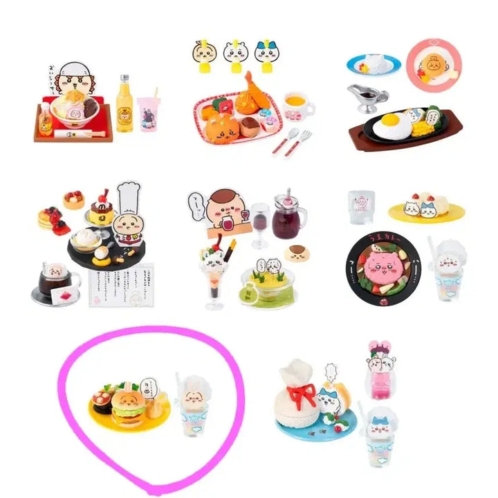[BUNJANG] Chiikawa Restaurant Usagi Mini Figure / 치이카와 레스토랑 식완 미니 피규어 우사기