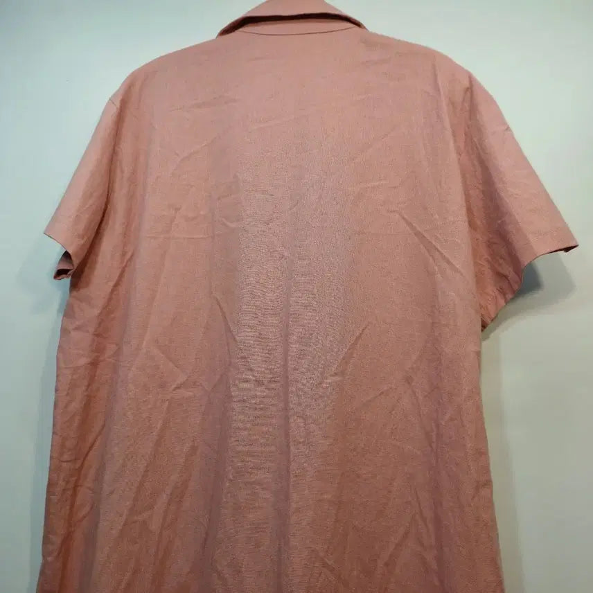 [BUNJANG] Pink Long Shirt Dress / 핑크색 롱 셔츠 원피스100~110사이즈여름  63332