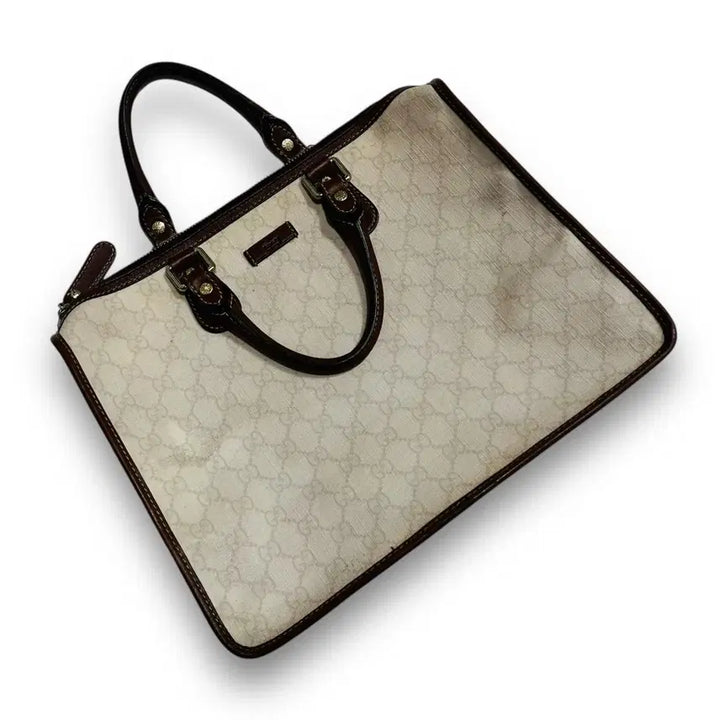 [BUNJANG] Gucci GG Monogram Boston PVC Handbag/Shoulder Bag / 구찌 GG 모노그램 보스턴 PVC 핸드백/숄더백