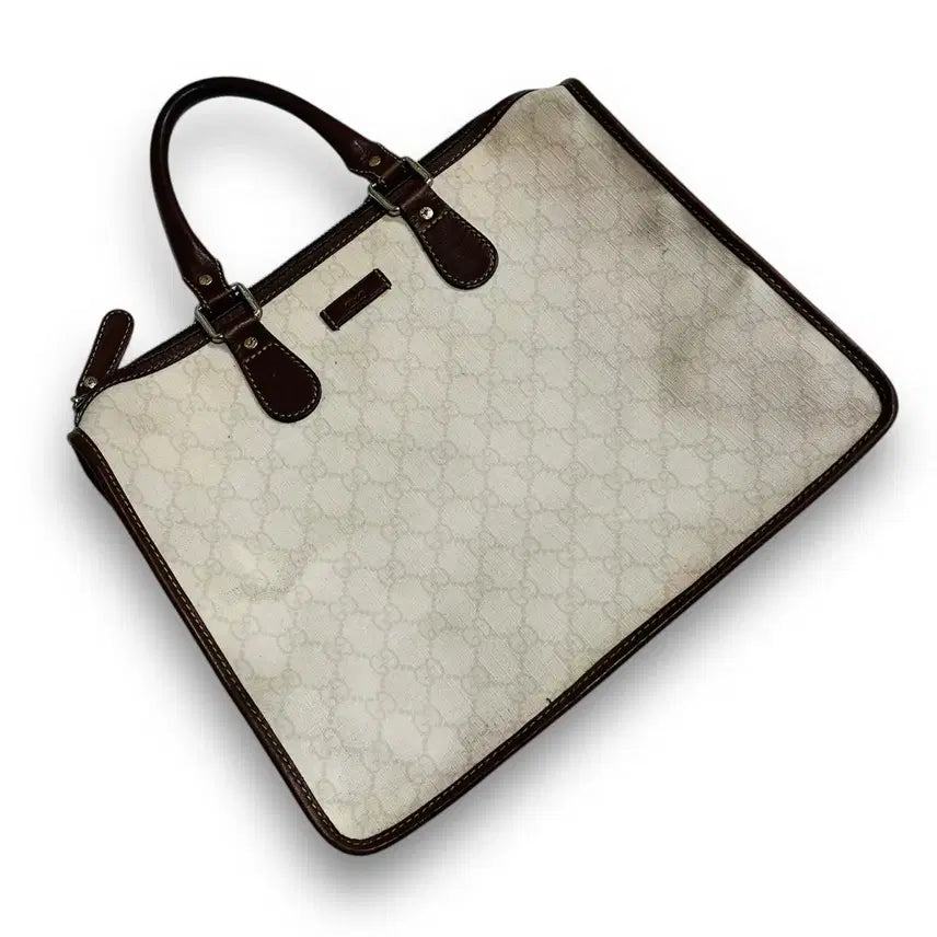 [BUNJANG] Gucci GG Monogram Boston PVC Handbag/Shoulder Bag / 구찌 GG 모노그램 보스턴 PVC 핸드백/숄더백