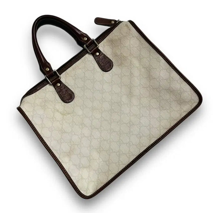 [BUNJANG] Gucci GG Monogram Boston PVC Handbag/Shoulder Bag / 구찌 GG 모노그램 보스턴 PVC 핸드백/숄더백