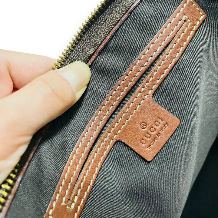 [BUNJANG] Gucci GG Monogram Boston PVC Handbag/Shoulder Bag / 구찌 GG 모노그램 보스턴 PVC 핸드백/숄더백