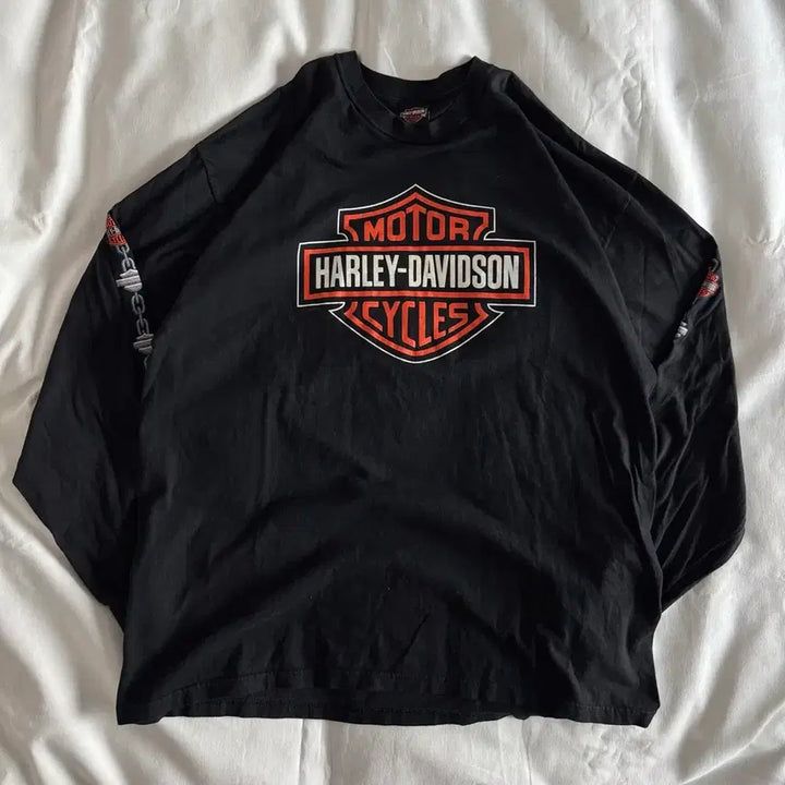 [SOLD OUT] [2XL] 90s-00s 빈티지 할리데이비슨 실드로고 티셔츠