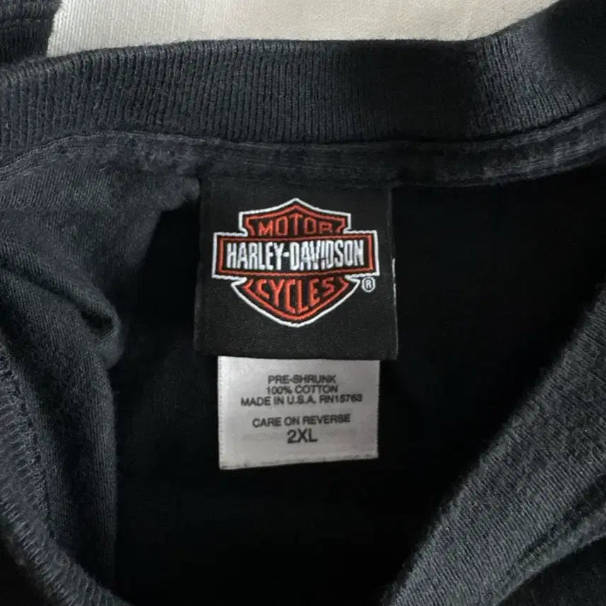 [SOLD OUT] [2XL] 90s-00s 빈티지 할리데이비슨 실드로고 티셔츠