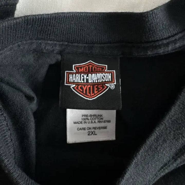 [SOLD OUT] [2XL] 90s-00s 빈티지 할리데이비슨 실드로고 티셔츠