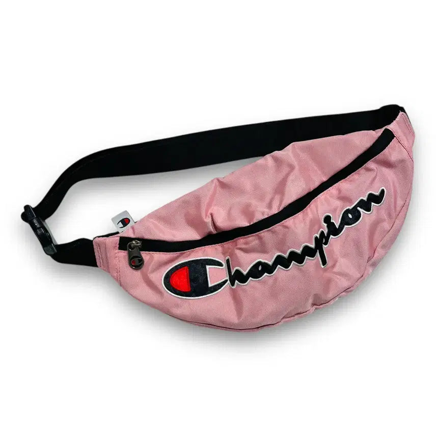 [BUNJANG] Champion Big Logo Old School Pink Sling Bag / 챔피온 빅로고 올드스쿨 핑크 슬링백