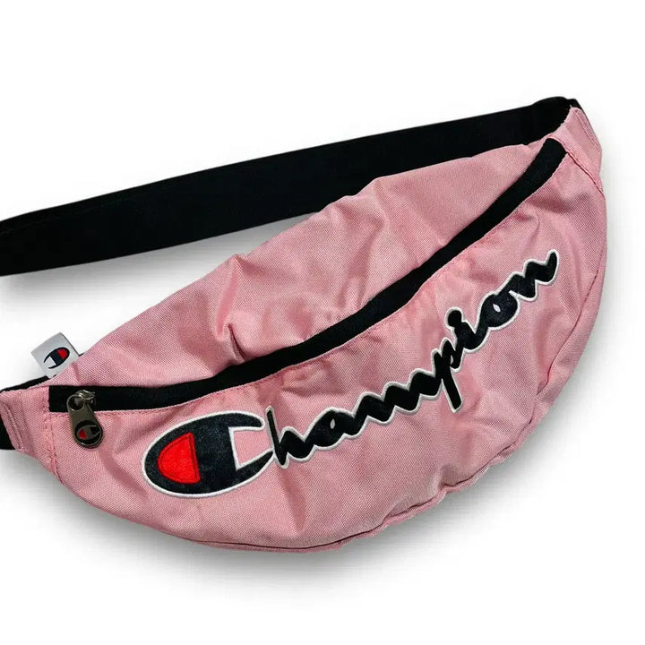 [BUNJANG] Champion Big Logo Old School Pink Sling Bag / 챔피온 빅로고 올드스쿨 핑크 슬링백
