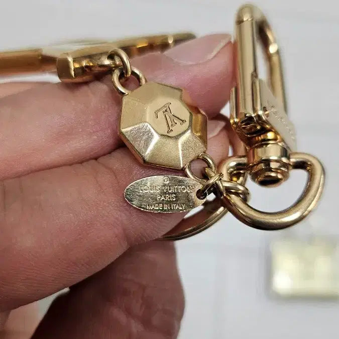 [BUNJANG] Louis Vuitton Facette Bag Charm Key Holder / 루이비통 파셋 백참 키홀더 키링 금장