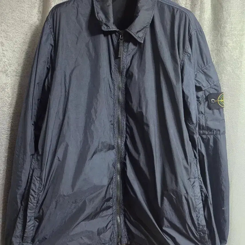[SOLD OUT] (xxxl,3xl)스톤아일랜드 크링클 랩스 나일론 가먼트다이 셔츠
