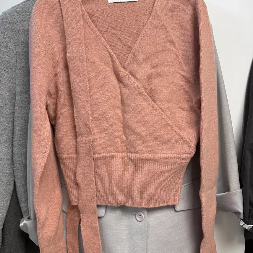[BUNJANG] Levein Ivy Rose Pink Knit Scarf / 르베인 ivy 머플러 니트 로즈핑크