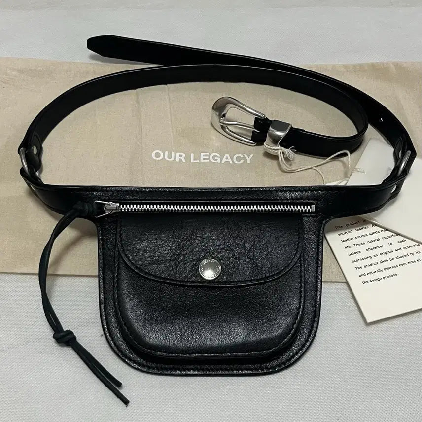 [SOLD OUT] (새상품)[80] 아워레가시 26ss PURSE 벨트/블랙