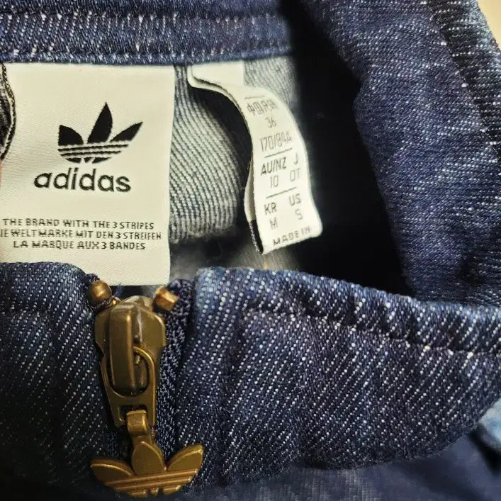 [BUNJANG] Adidas JAPONA Denim Track Top Jersey (Jisoo) / 지수 착용/ 아디다스 자포나 데님 트랙탑 져지 M 폴1314