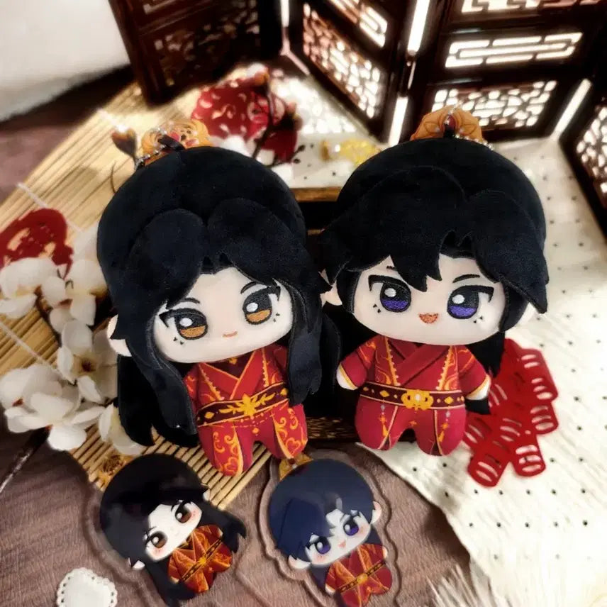[BUNJANG] Erha The Husky and His White Cat Shizun Plush Doll - Split Set / 이합화타적백묘사존 얼하 누이인형