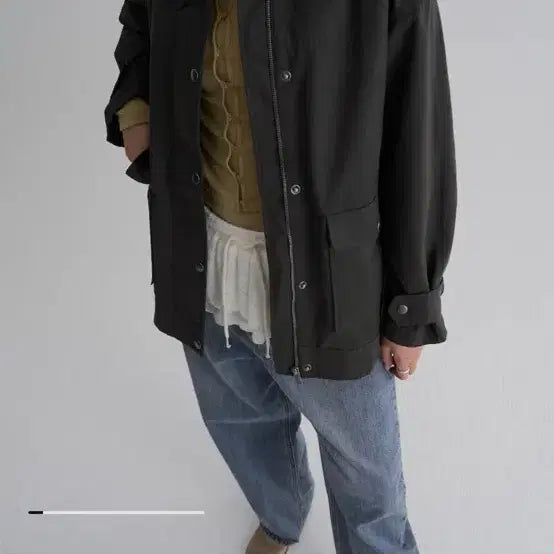 [BUNJANG] 8Seconds Corduroy Hunting Jacket (Khaki) / 에잇세컨즈 코듀로이 칼라 헌팅 재킷(카키)