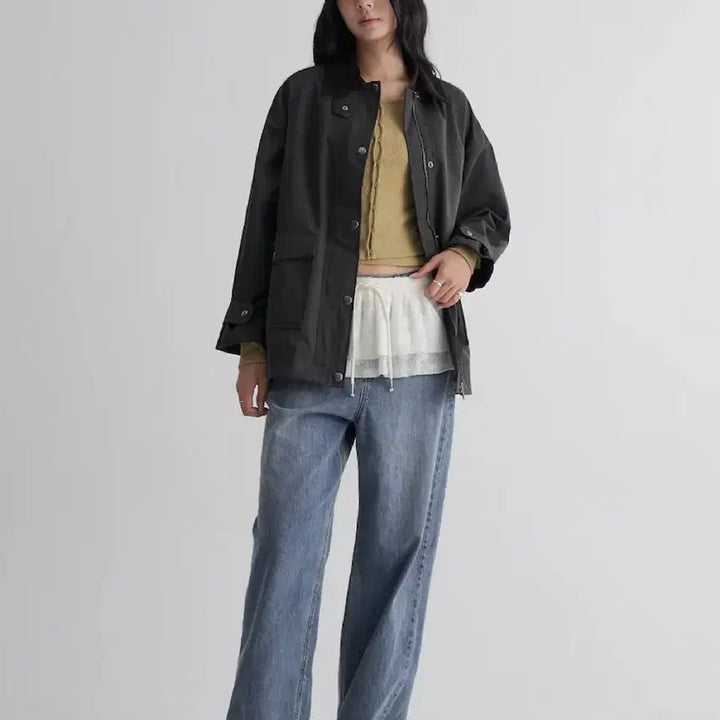 [BUNJANG] 8Seconds Corduroy Hunting Jacket (Khaki) / 에잇세컨즈 코듀로이 칼라 헌팅 재킷(카키)