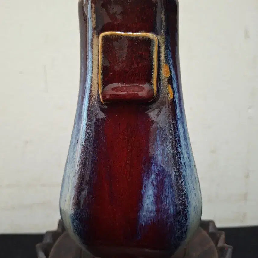[BUNJANG] Chinese Antique Red-Glazed Porcelain Vase / 중국도자기,골동품,홍유요변관이병